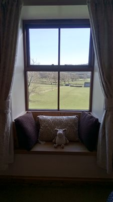 Window seat in King bedroom